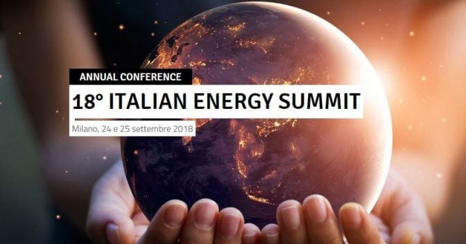 Italian Energy Summit 2018, Milano 24 -25 settembre