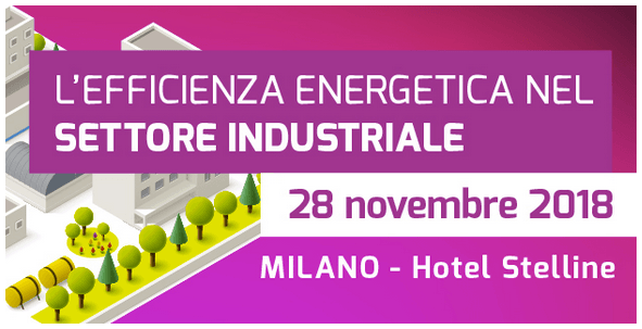 Conferenza Enermanagement industria 2018, Milano, 28 novembre 2018