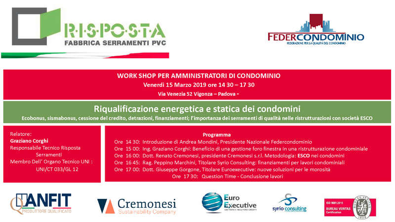 Workshop 15 Marzo Padova