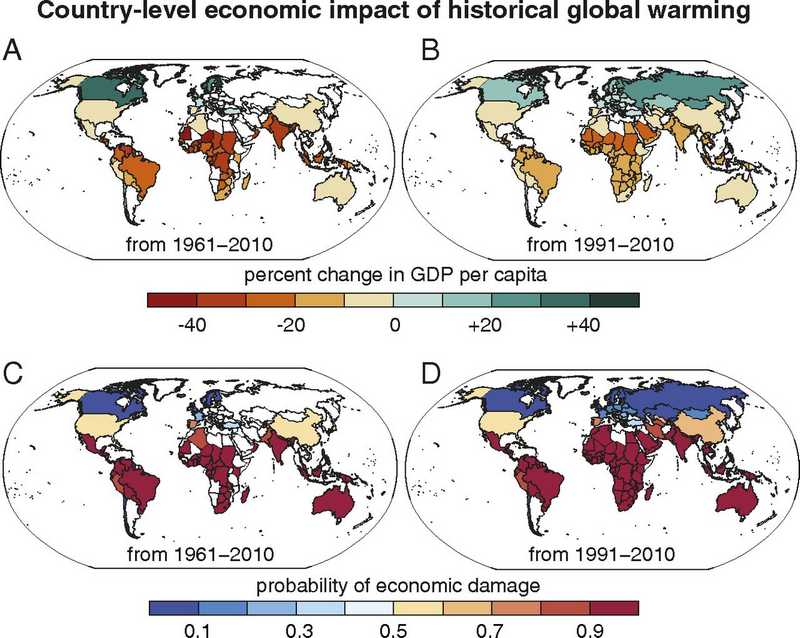 Il riscaldamento globale ha aumentato la disuguaglianza fra paesi ricchi e paesi poveri