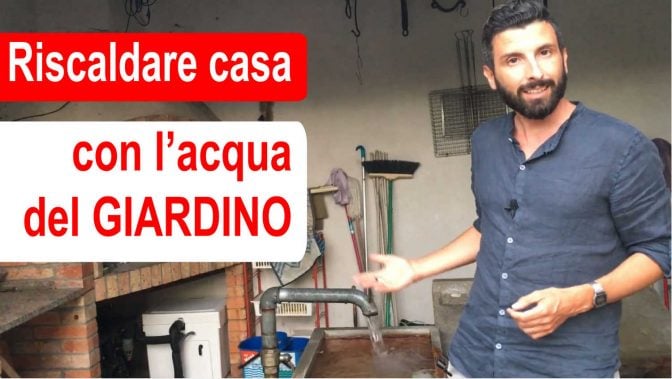 Come riscaldare casa con l’acqua del giardino. Ce lo spiega l’ing. Samuele Trento