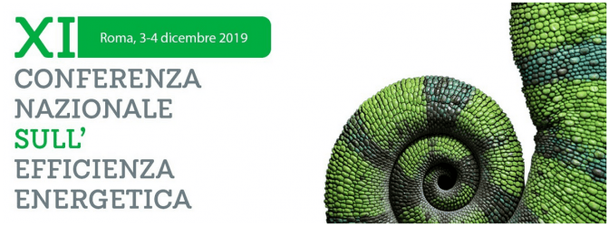 XI Conferenza nazionale sull’efficienza energetica, Roma 3-4 dicembre 2019