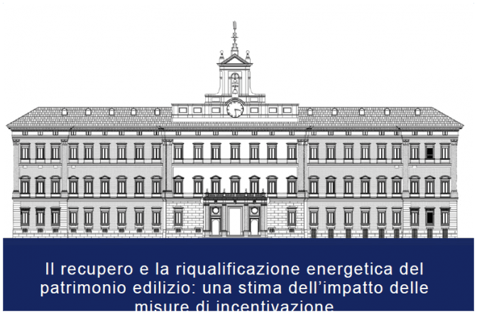 Il recupero e la riqualificazione energetica del patrimonio edilizio: una stima dell’impatto delle misure di incentivazione