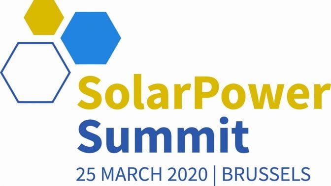 SolarPower Summit, Bruxelles, 25 marzo 2020