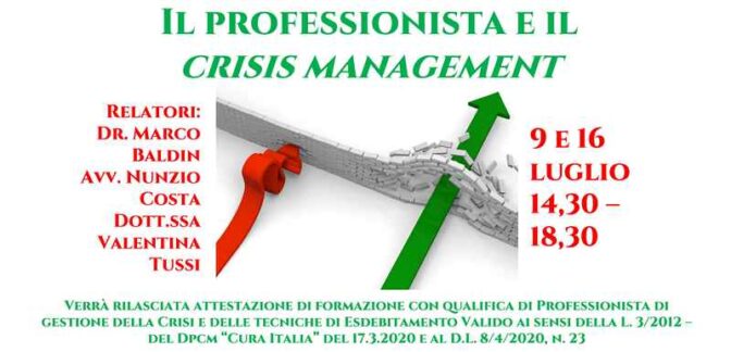 Il professionista e la gestione delle crisi